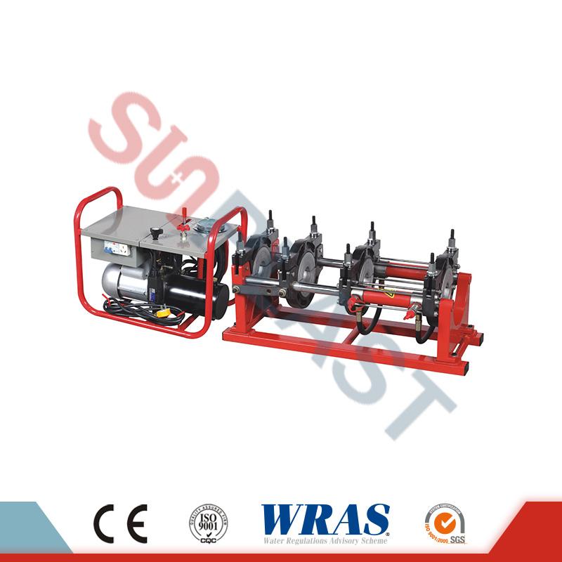 63-160mm Mașină de sudat hidraulică prin fuziune la capăt pentru țevi HDPE